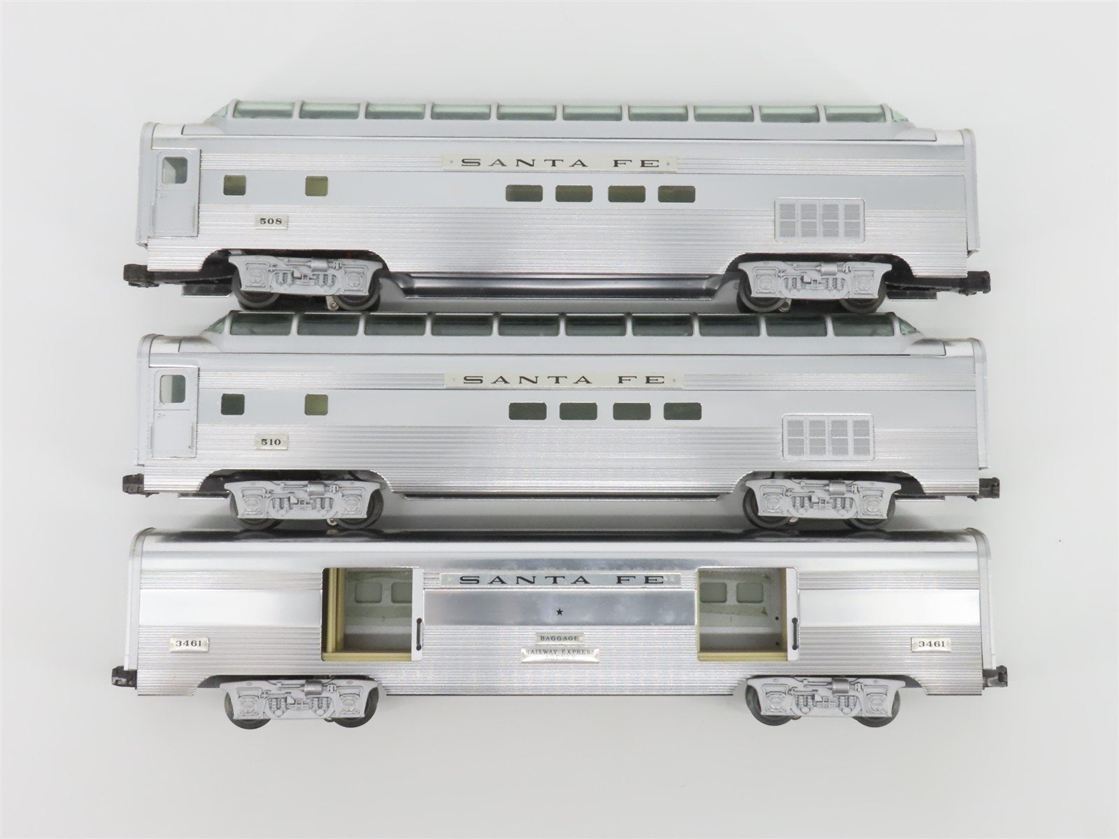 O Gauge 3-Rail Lionel 6-21786 ATSF Santa Fe F3 A/B/B/A Diesel Passenger Set