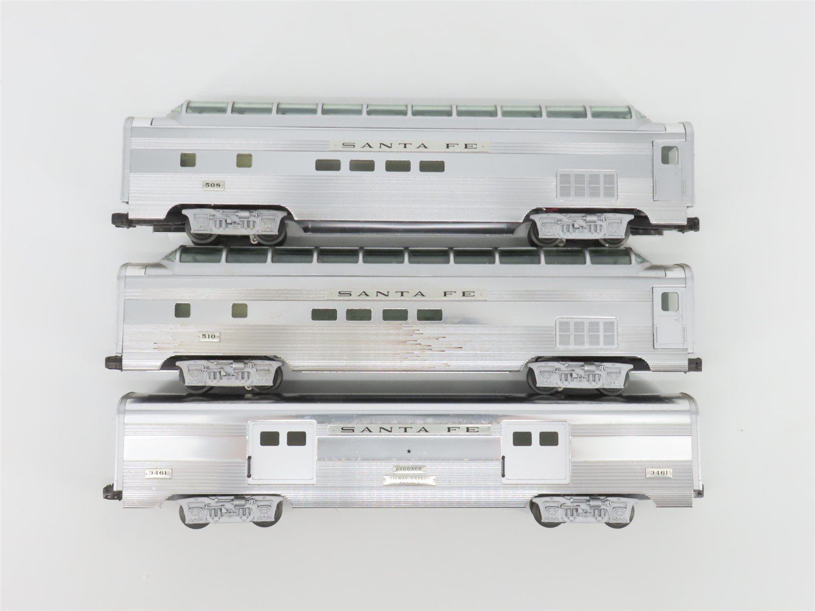 O Gauge 3-Rail Lionel 6-21786 ATSF Santa Fe F3 A/B/B/A Diesel Passenger Set