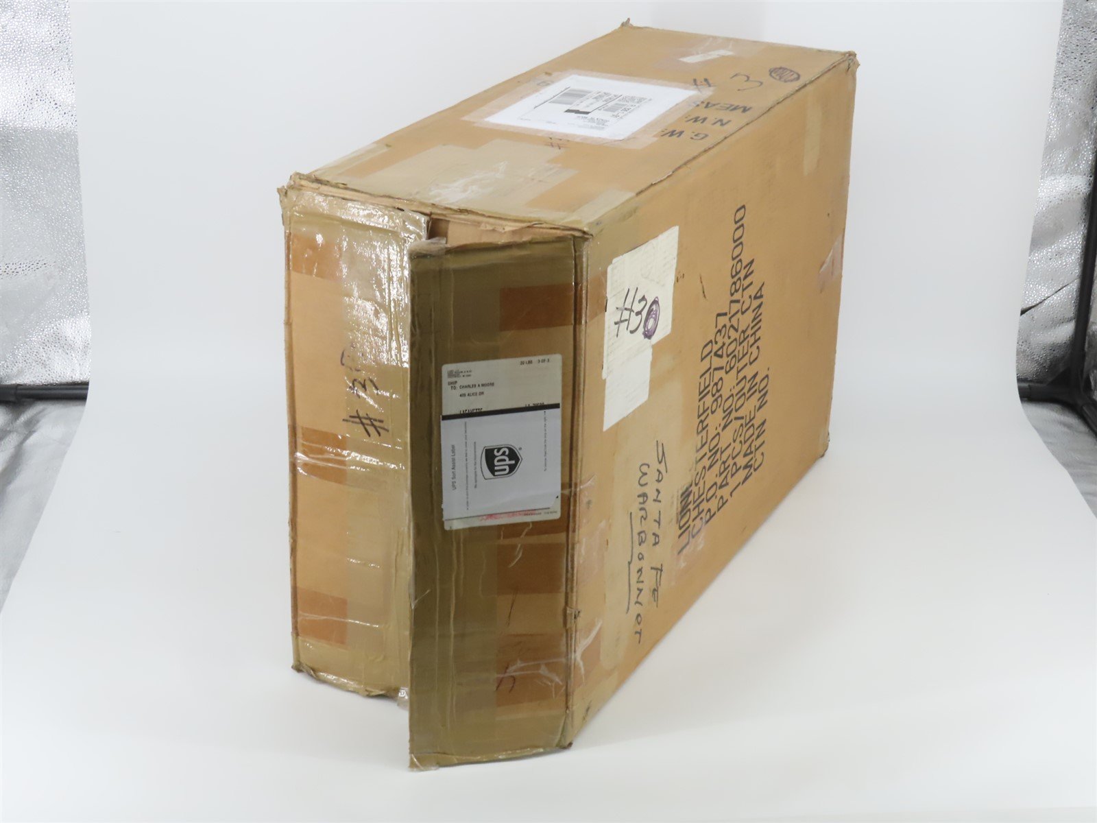 O Gauge 3-Rail Lionel 6-21786 ATSF Santa Fe F3 A/B/B/A Diesel Passenger Set