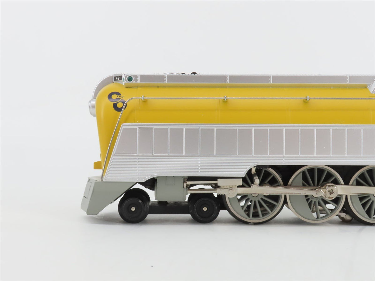O Gauge 3-Rail MTH 30-1161-1 C&amp;O Chesapeake &amp; Ohio 4-6-4 Steam Loco #491 w/Sound