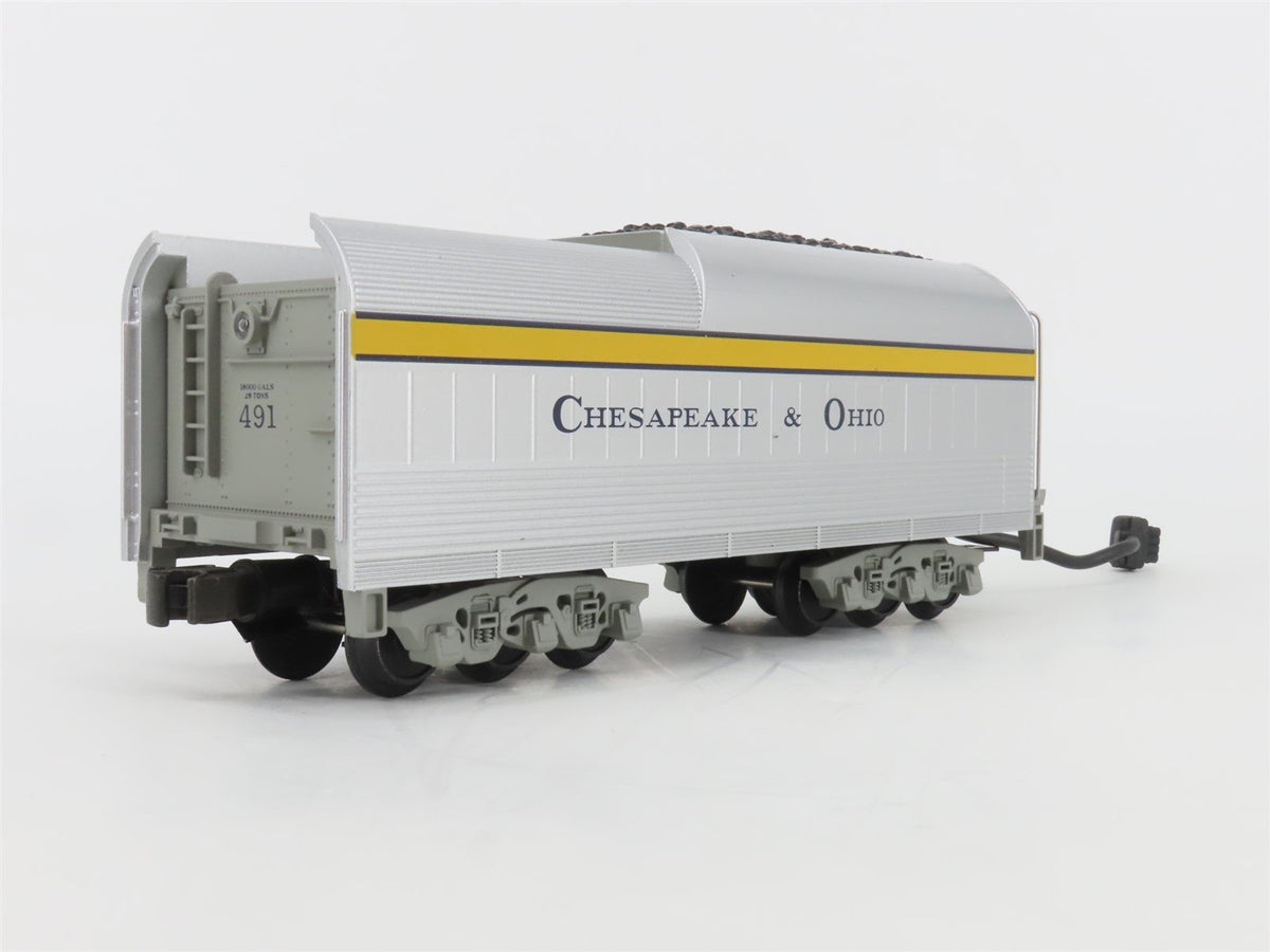 O Gauge 3-Rail MTH 30-1161-1 C&amp;O Chesapeake &amp; Ohio 4-6-4 Steam Loco #491 w/Sound