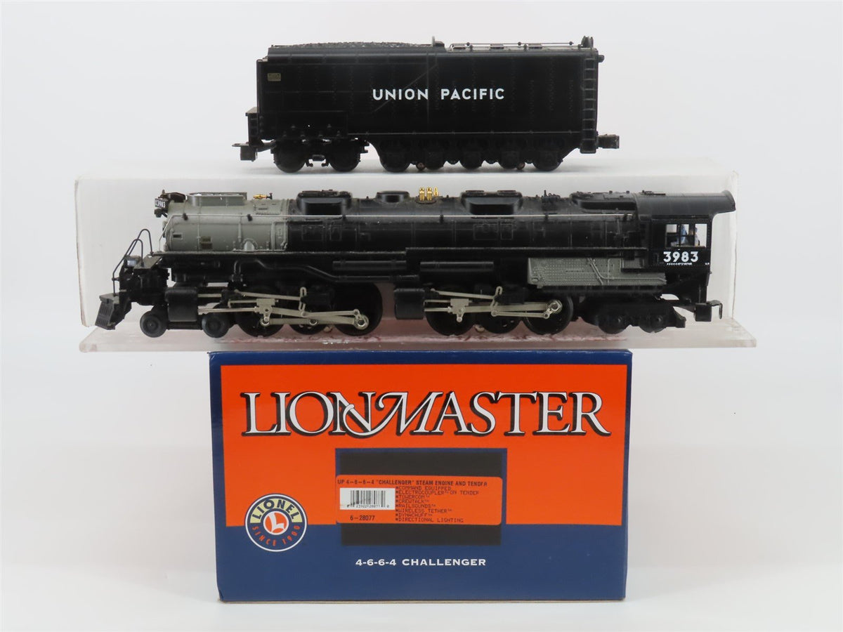 O Gauge 3-Rail Lionel 6-28077 UP Union Pacific 4-6-6-4 Steam Loco #3983 w/TMCC