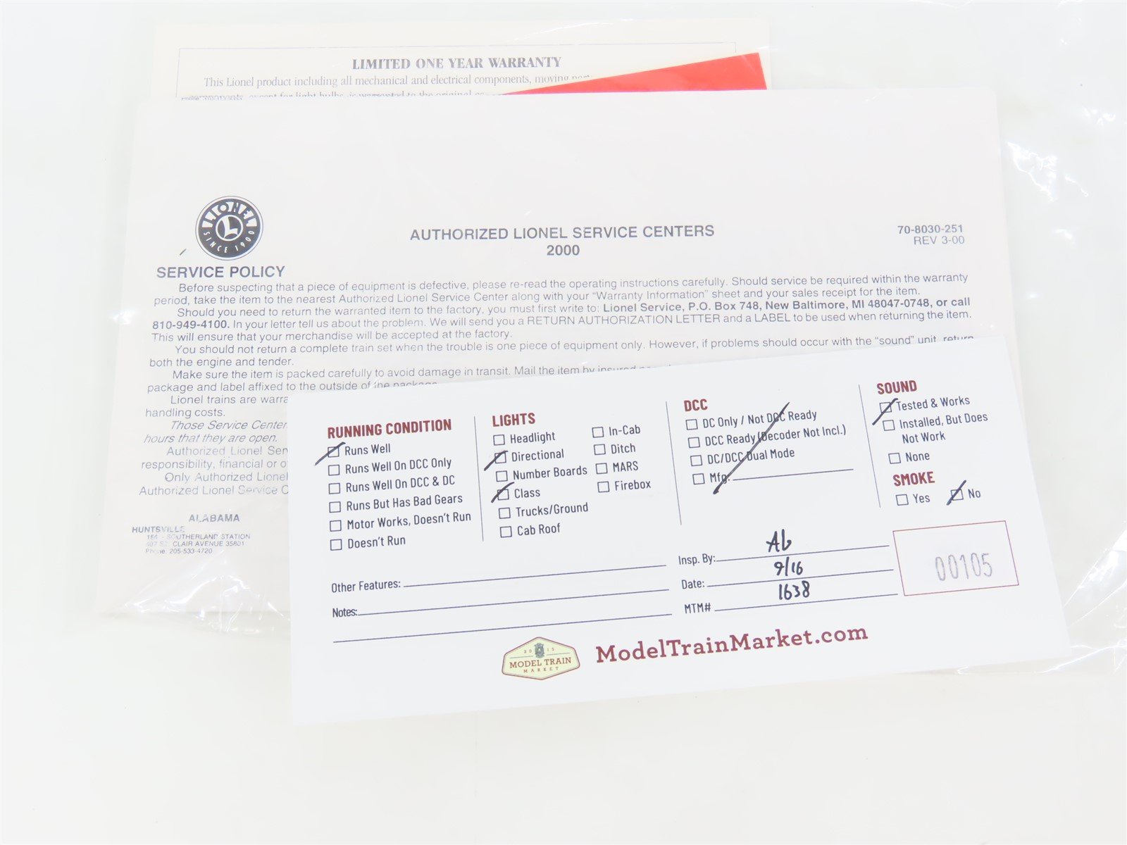 O Gauge 3-Rail Lionel 6-18091 PRR Pennsylvania 2-6-0 Camelback Steam #821 wTMCC