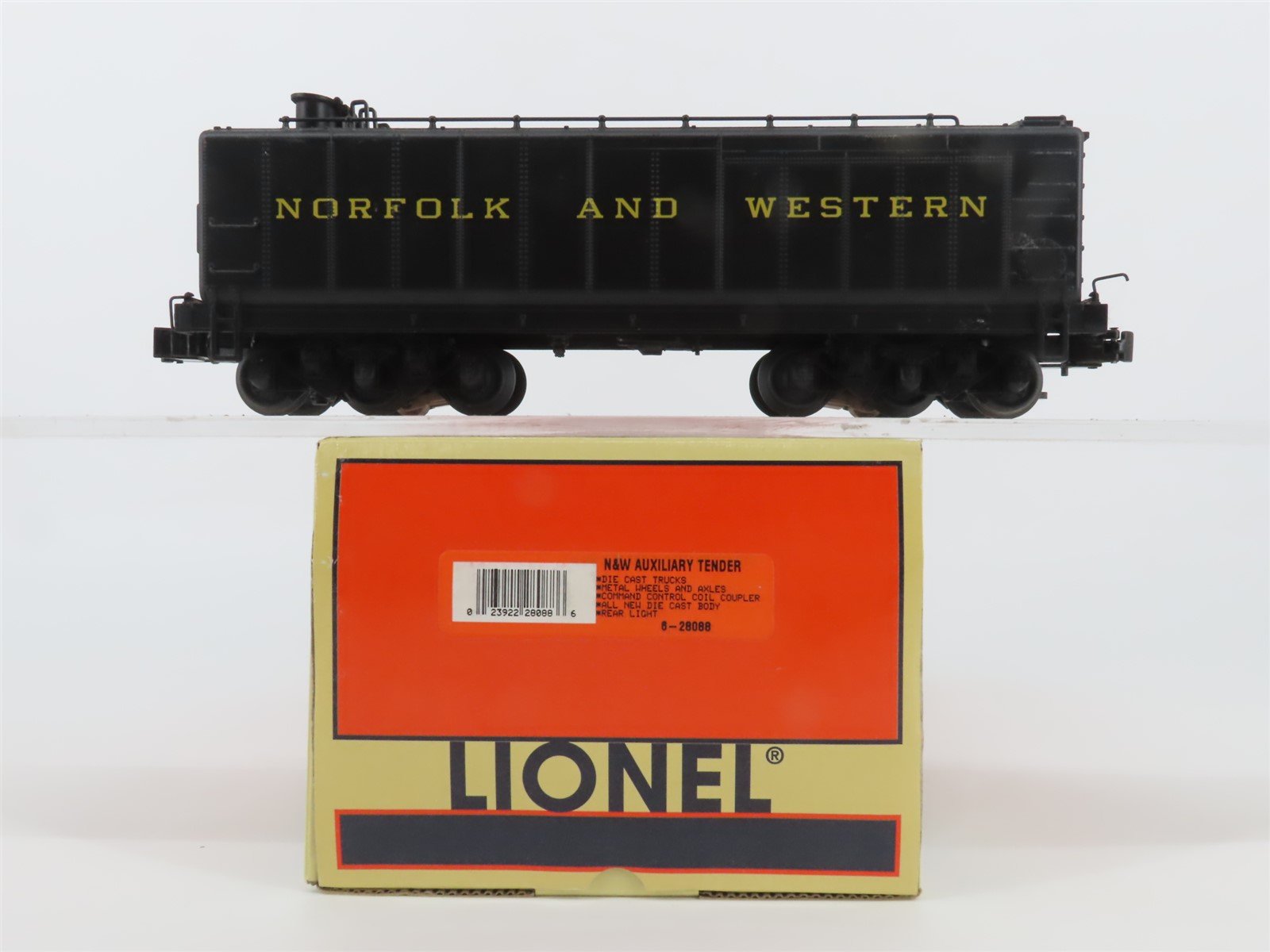 O Gauge 3-Rail Lionel 6-28088 N&W Norfolk & Western Auxiliary Steam Tender