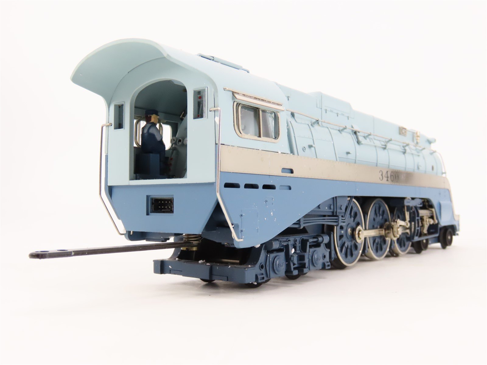 O Gauge 3-Rail MTH 20-3079-1 ATSF Railway Blue 4-6-4 Steam #3460 NEEDS BATTERY