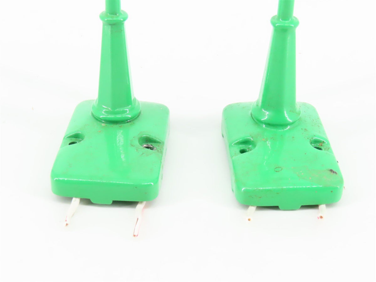 O 1/48 Scale MTH Rail King 1032 Die-Cast Street Lamp No. 64 Set of 2