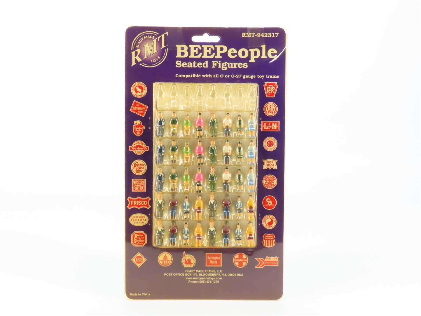 O 1/48 Scale Ready Made RMT-942317 BEEPeople Seated Figures 40-Pack