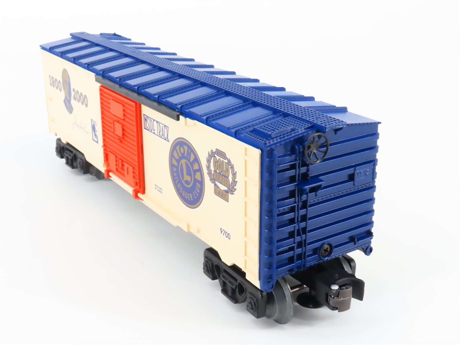 O 3-Rail Lionel 6-19991 LRRC Gold Member Box Car Centennial Celebration Set