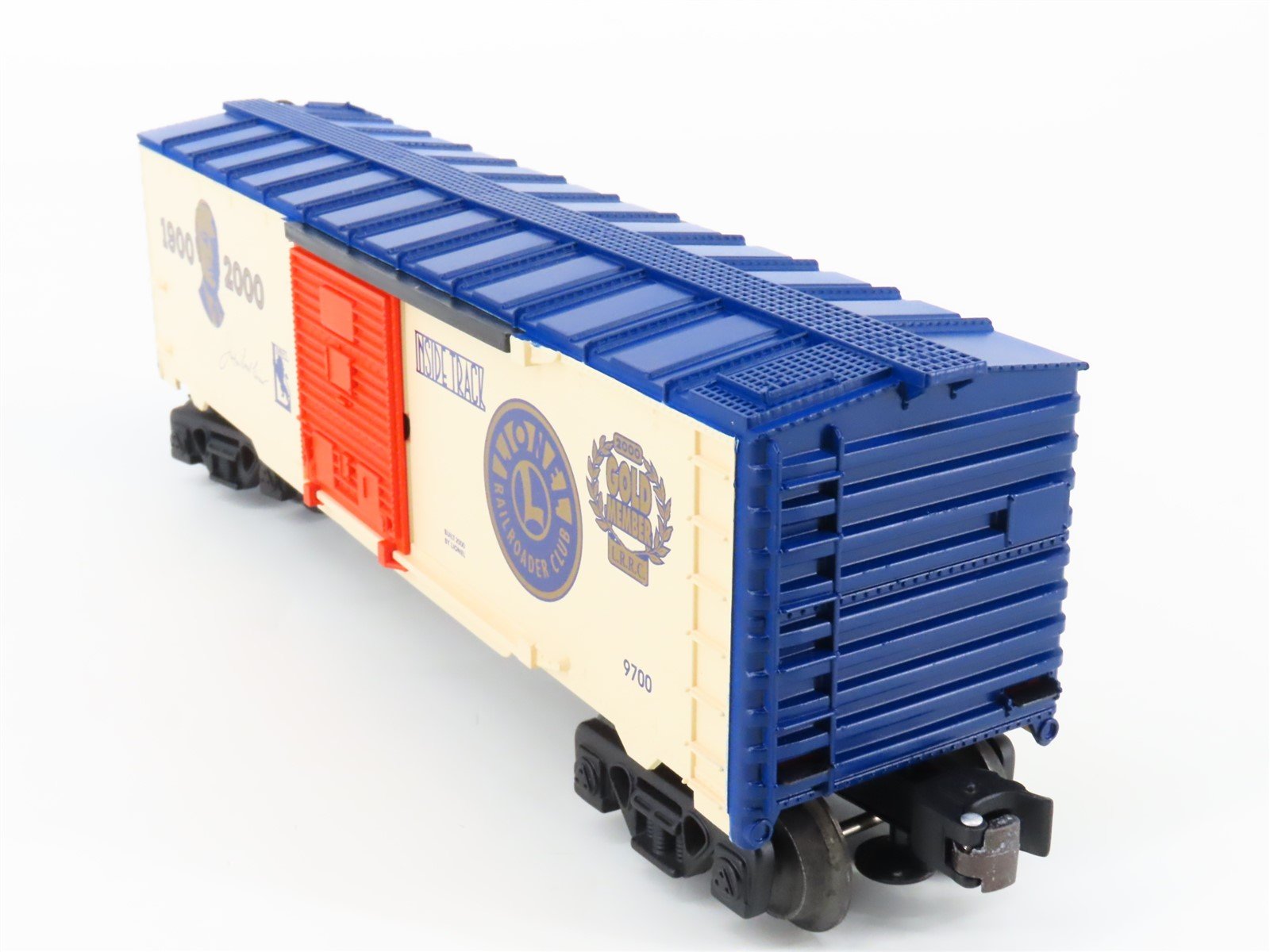 O 3-Rail Lionel 6-19991 LRRC Gold Member Box Car Centennial Celebration Set