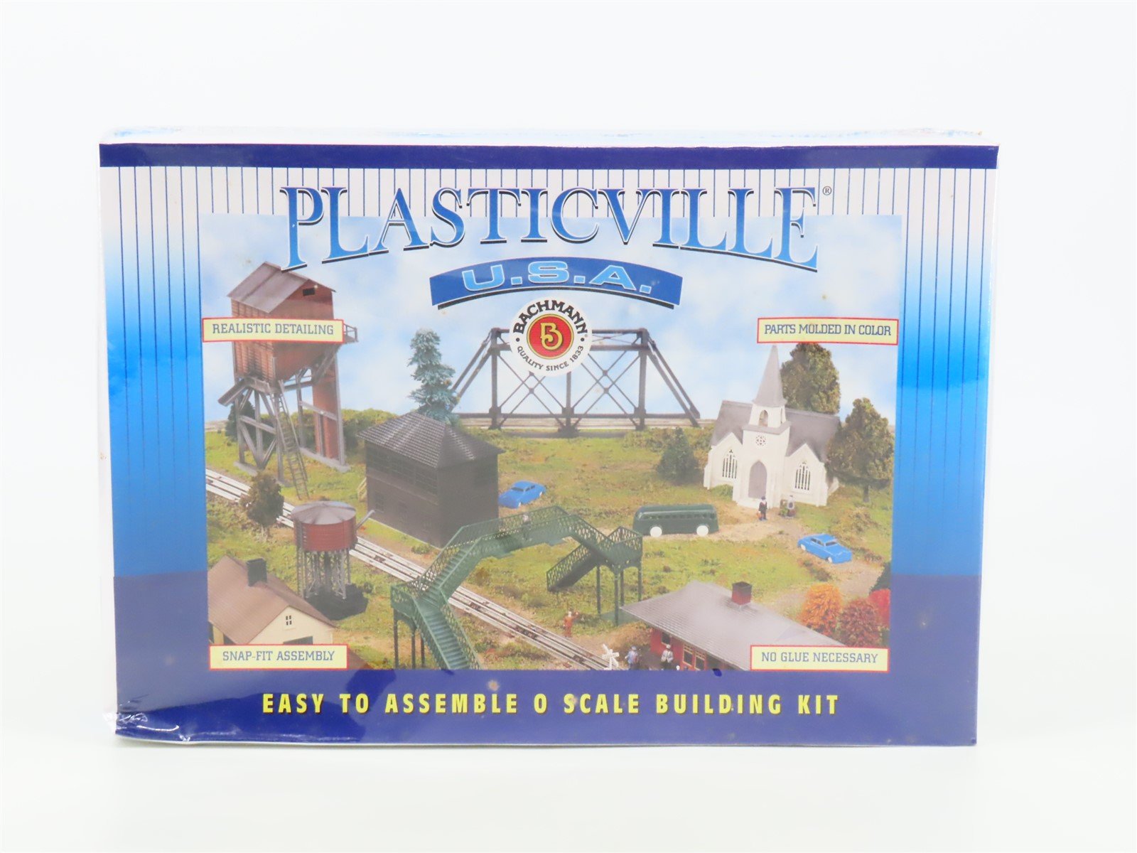 O 1/48 Scale Bachmann Plasticville Kit 45986-LCCA Municipal Airport - Sealed