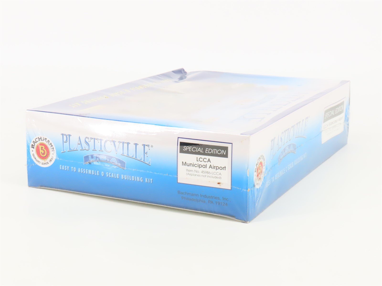 O 1/48 Scale Bachmann Plasticville Kit 45986-LCCA Municipal Airport - Sealed