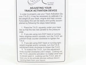 O Gauge 3-Rail MTH RailKing MT-1037 Track Activation Device