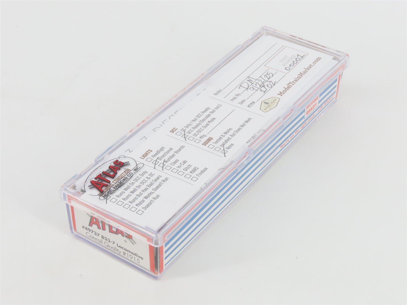 N Scale Atlas 49737 CR Conrail Quality GE B23-7 Diesel #1915 - DCC Ready