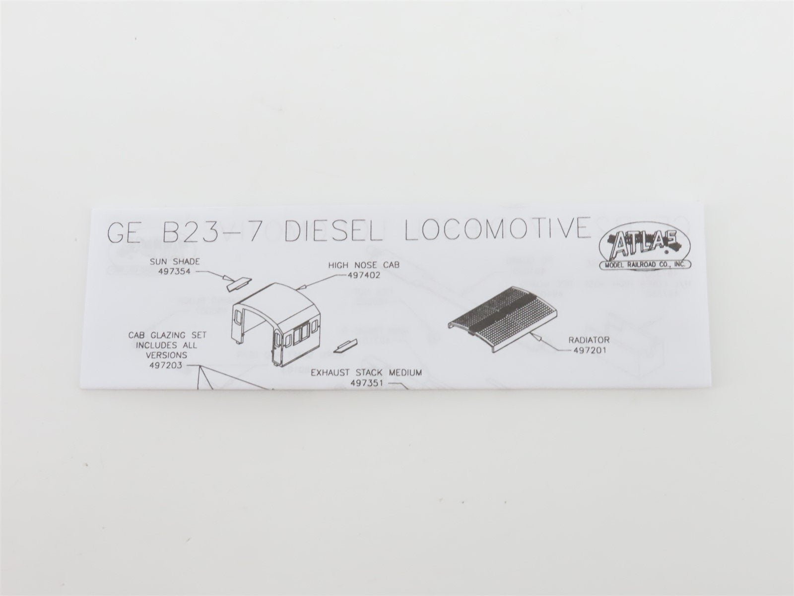 N Scale Atlas 49738 CR Conrail Quality GE B23-7 Diesel #1965 - DCC Ready