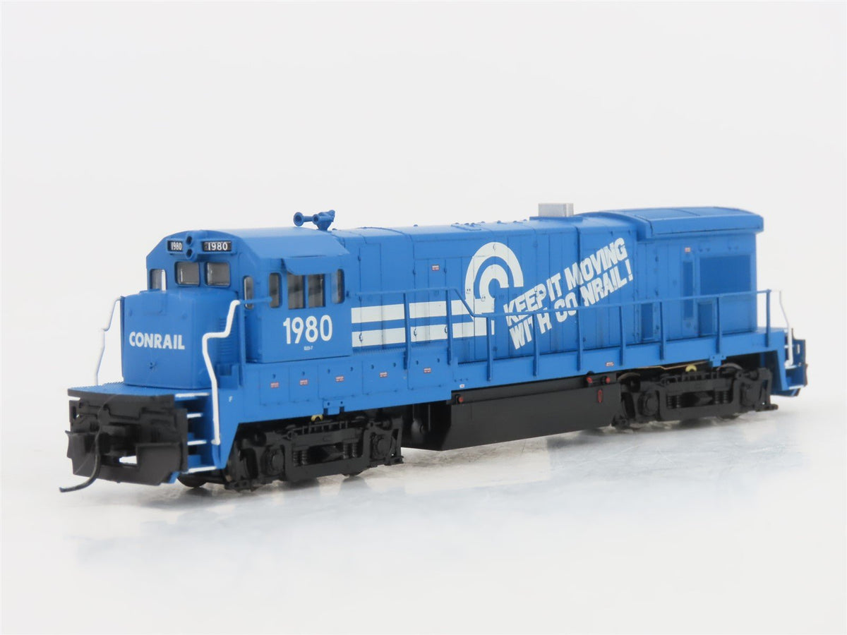 N Atlas 49736 CR Conrail &quot;Keep It Moving&quot; GE B23-7 Diesel #1980 - DCC Ready