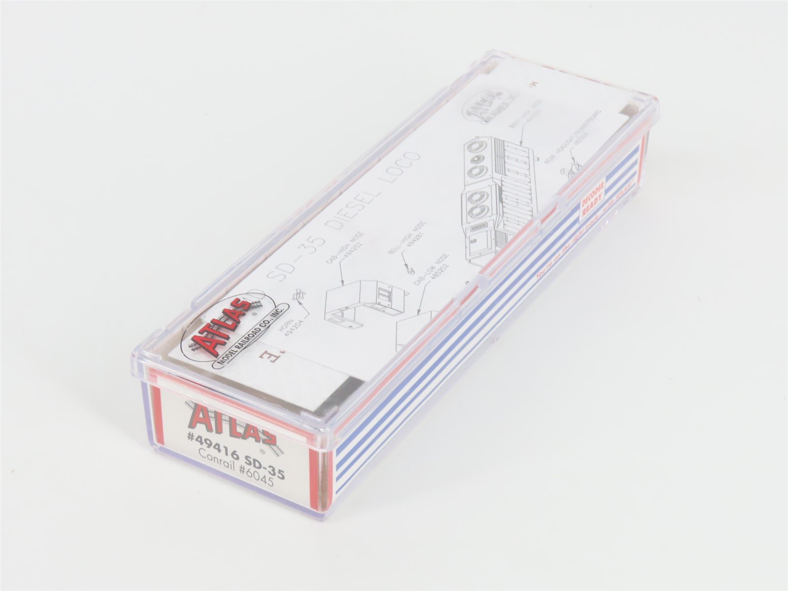 N Scale Atlas 49416 CR Conrail EMD SD35 Diesel Locomotive #6045 - DCC Ready