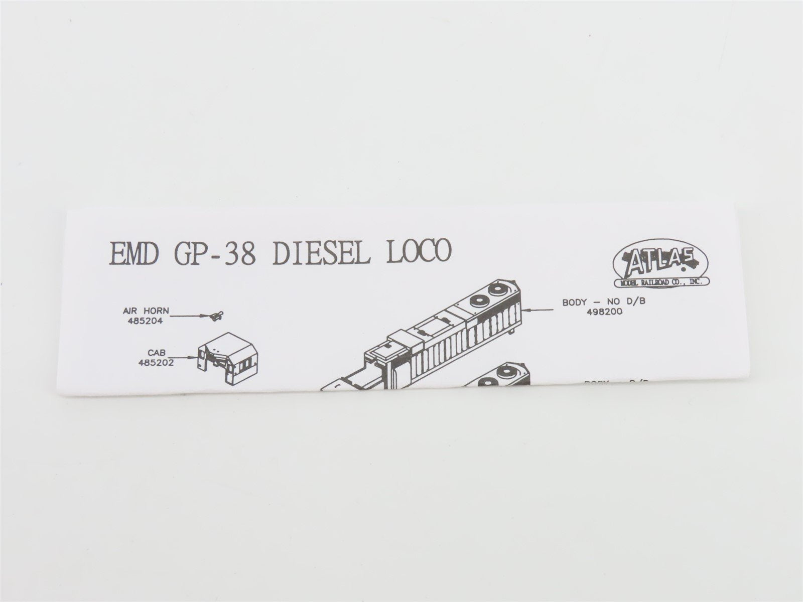 N Scale Atlas 49829 CR Conrail EMD GP38 Diesel Locomotive #7883 - DCC Ready