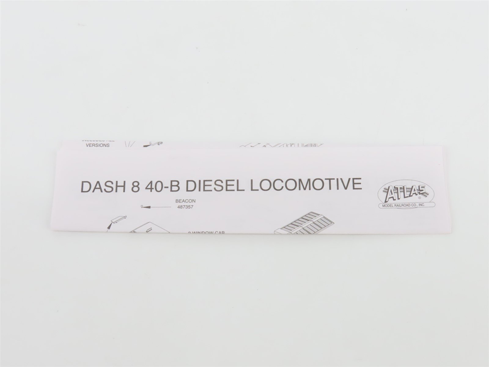 N Scale Atlas 48733 CR Conrail Quality GE Dash 8-40B Diesel #5077 - DCC Ready