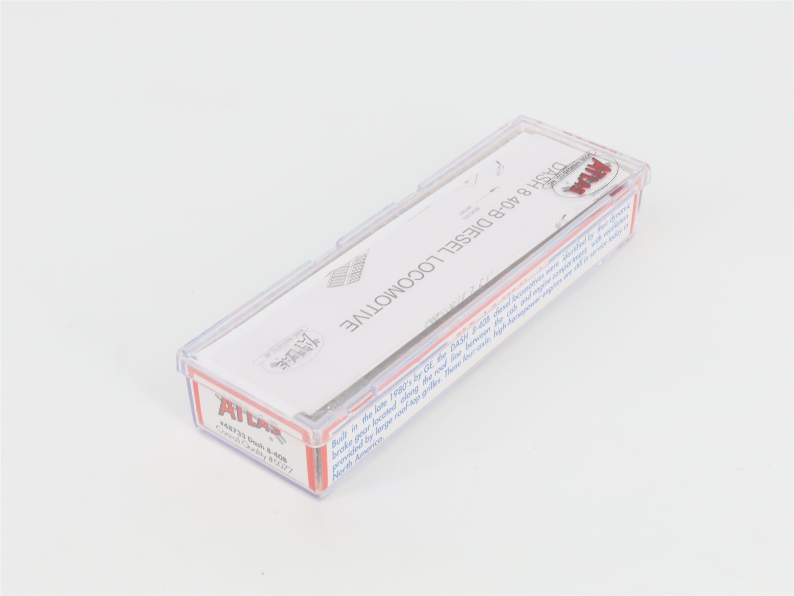 N Scale Atlas 48733 CR Conrail Quality GE Dash 8-40B Diesel #5077 - DCC Ready