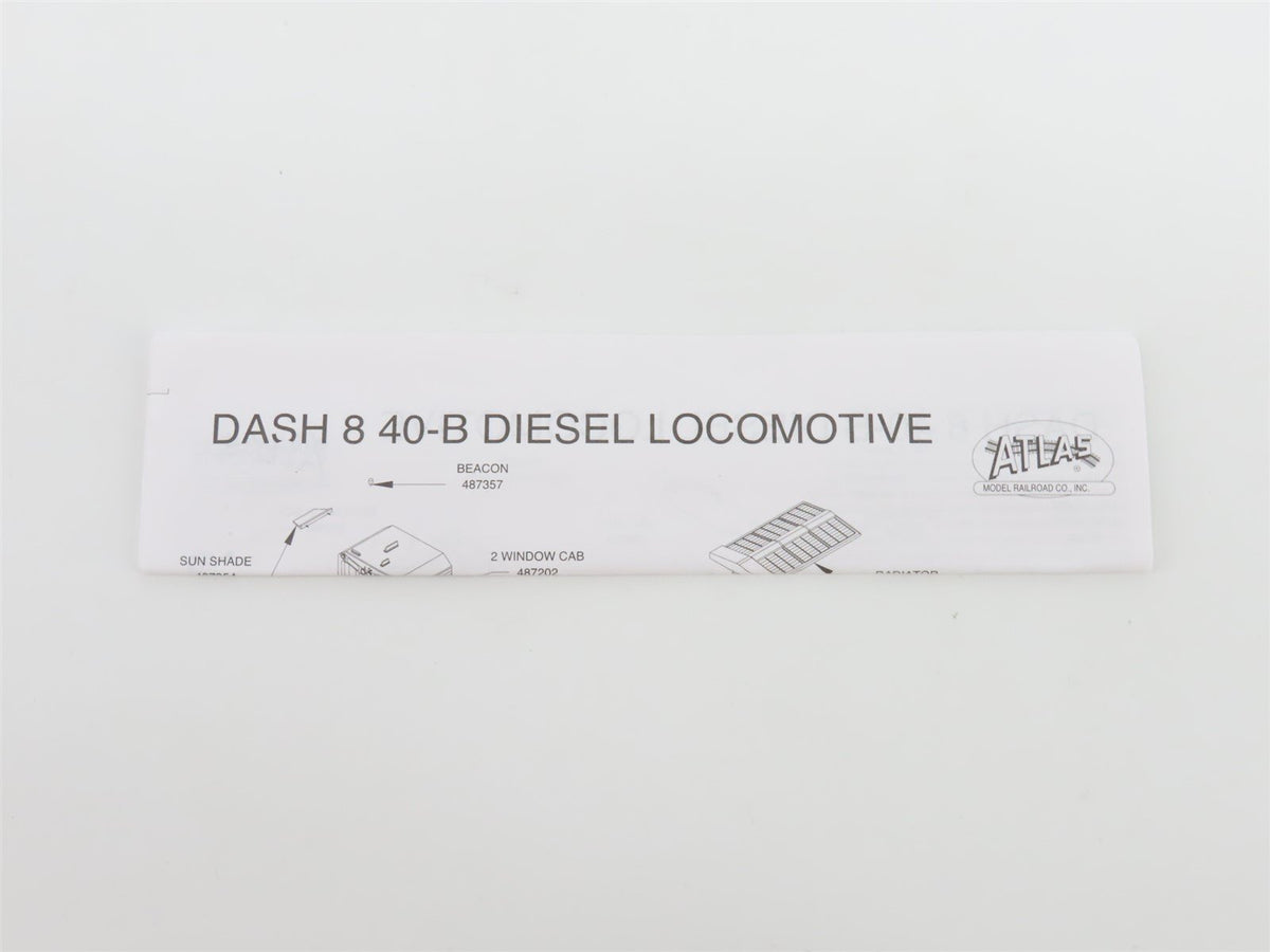N Scale Atlas 48707 CR Conrail GE Dash 8-40B Diesel #5068 - DCC Ready