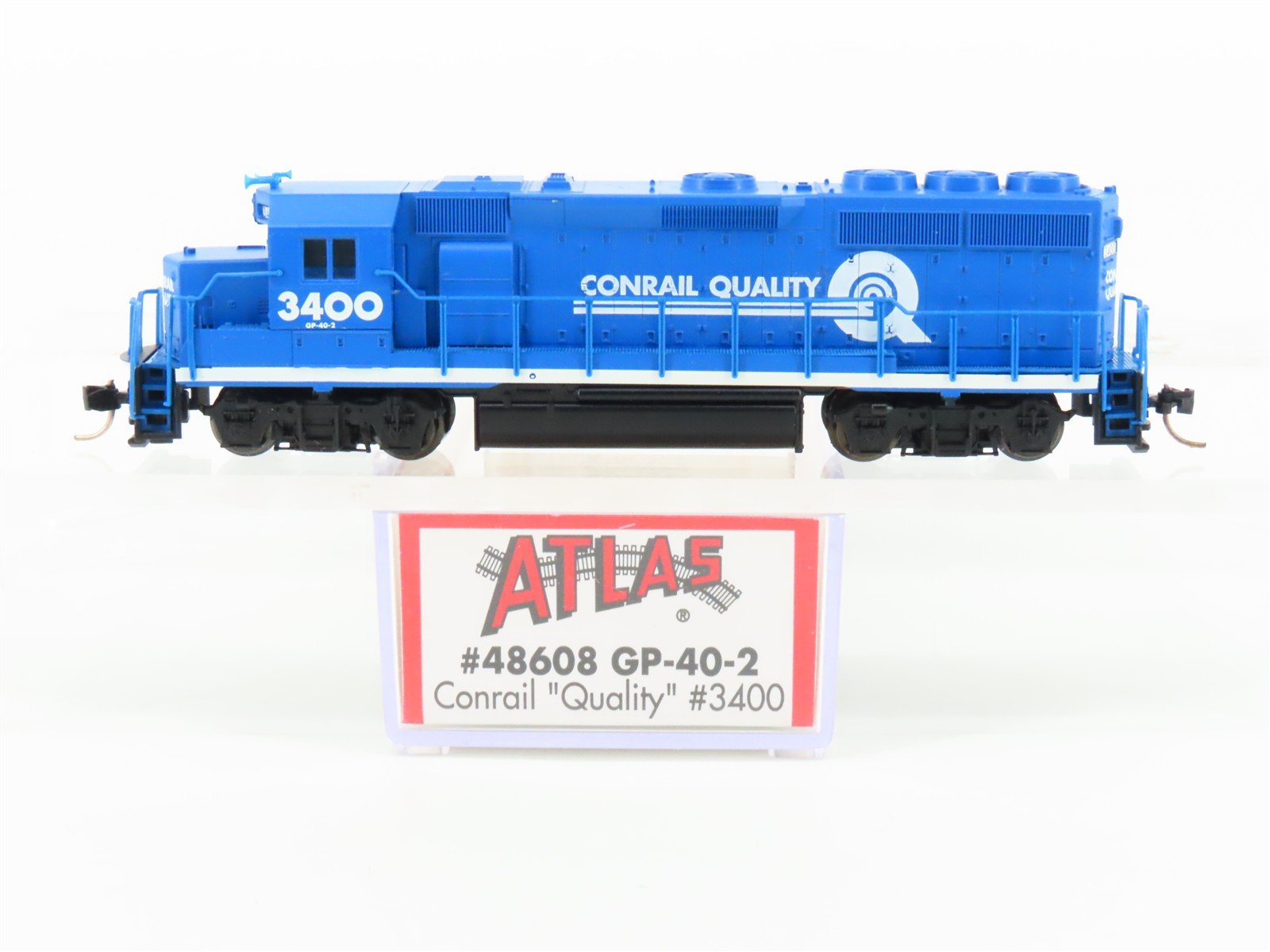 N Scale Atlas 48608 CR Conrail Quality EMD GP40-2 Diesel #3400 w/ DCC