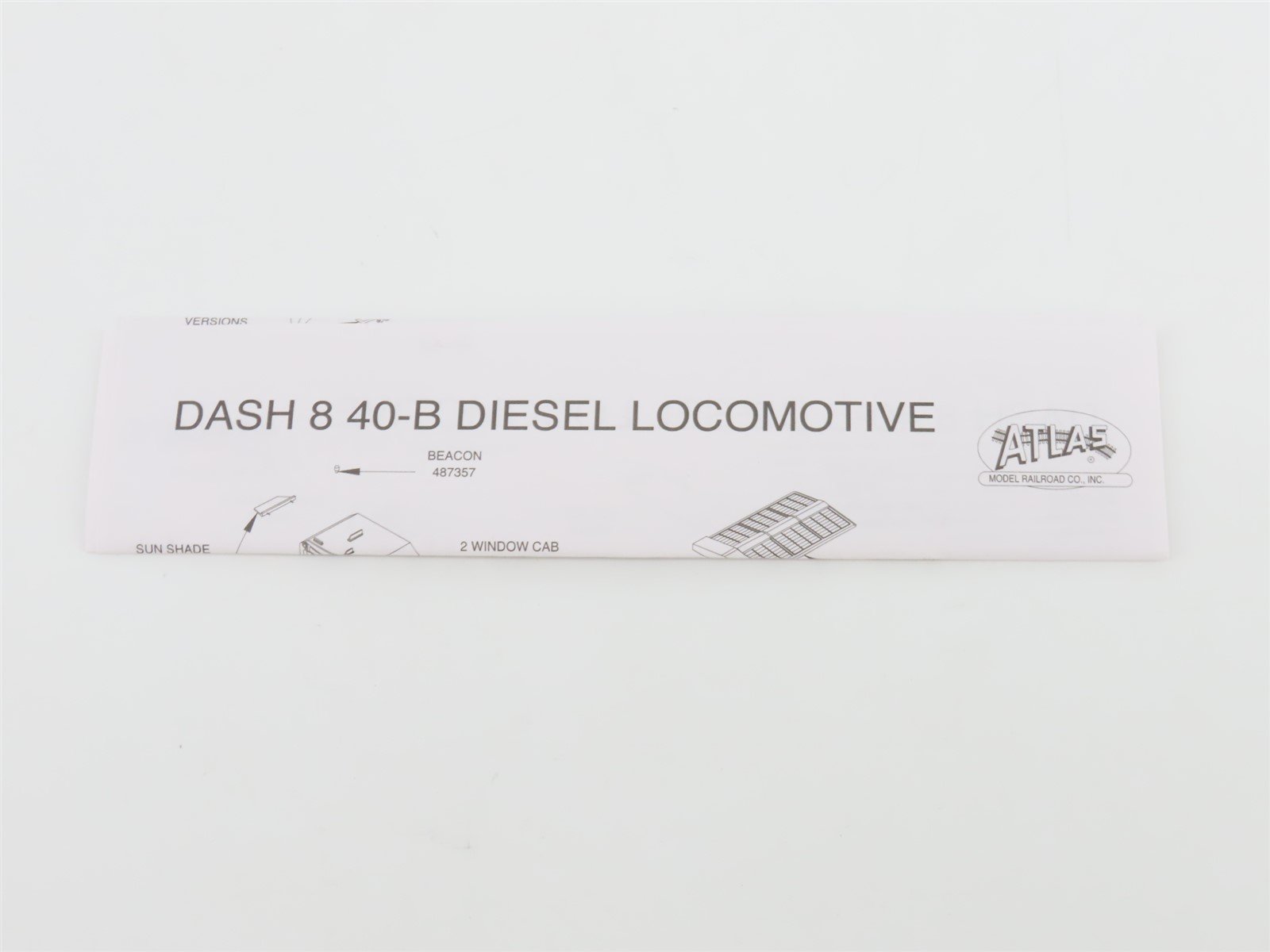 N Scale Atlas 48734 CR Conrail Quality GE Dash 8-40B Diesel #5086 - DCC Ready