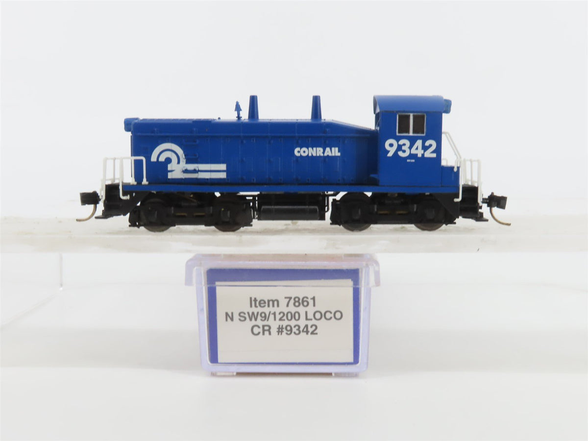 N Scale Life-Like 7861 CR Conrail EMD SW9/1200 Diesel Switcher #9342