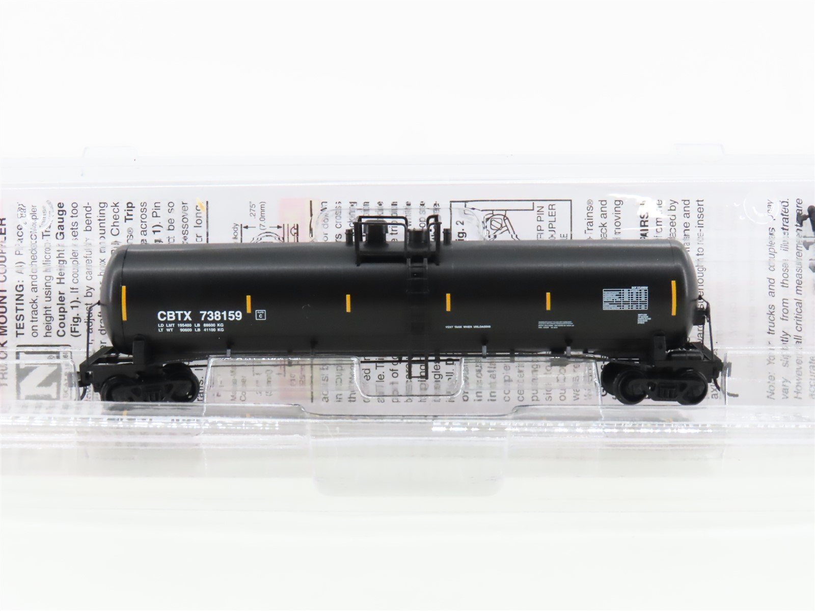 N Scale Micro-Trains MTL 11000642 CBTX Capital Finance 56' Tank Car #738159