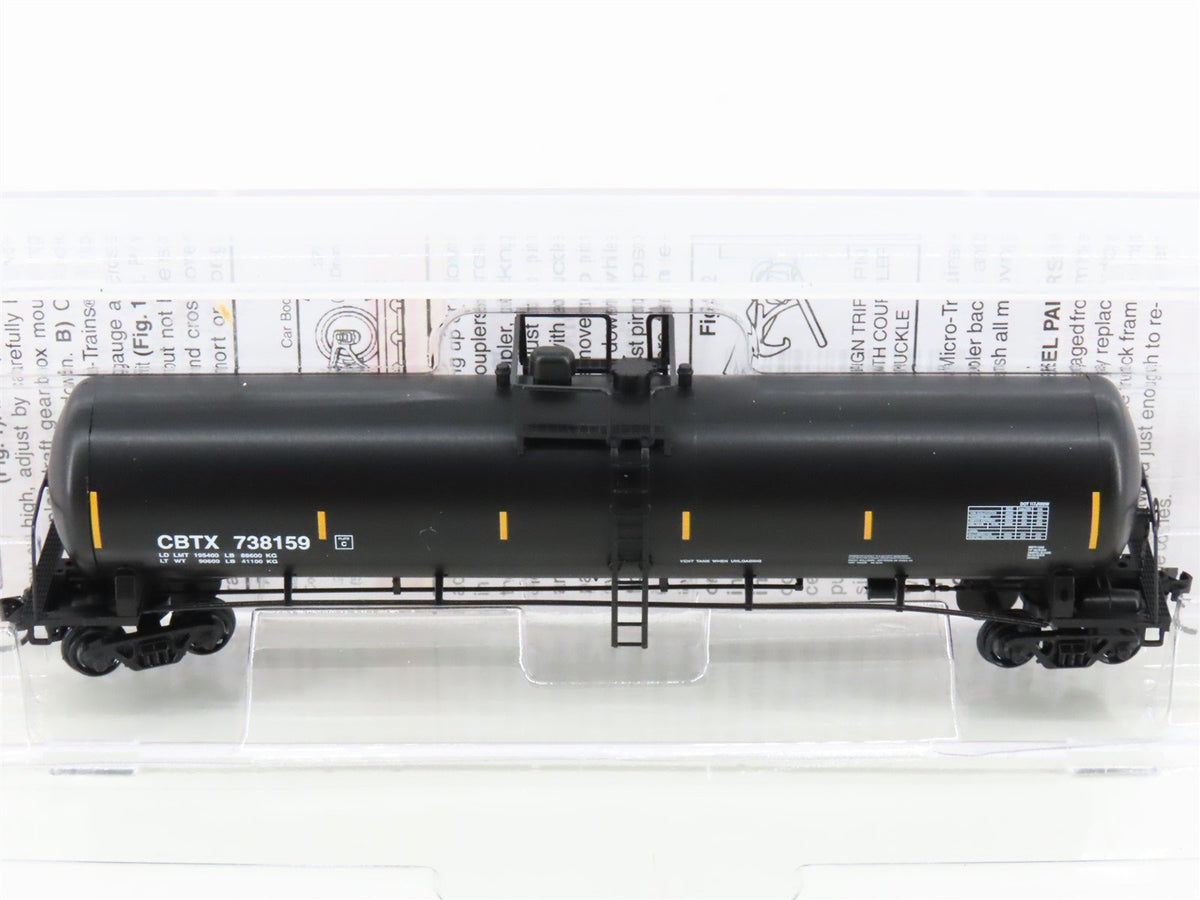 N Scale Micro-Trains MTL 11000642 CBTX Capital Finance 56&#39; Tank Car #738159