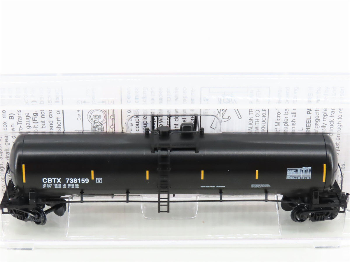 N Scale Micro-Trains MTL 11000642 CBTX Capital Finance 56&#39; Tank Car #738159