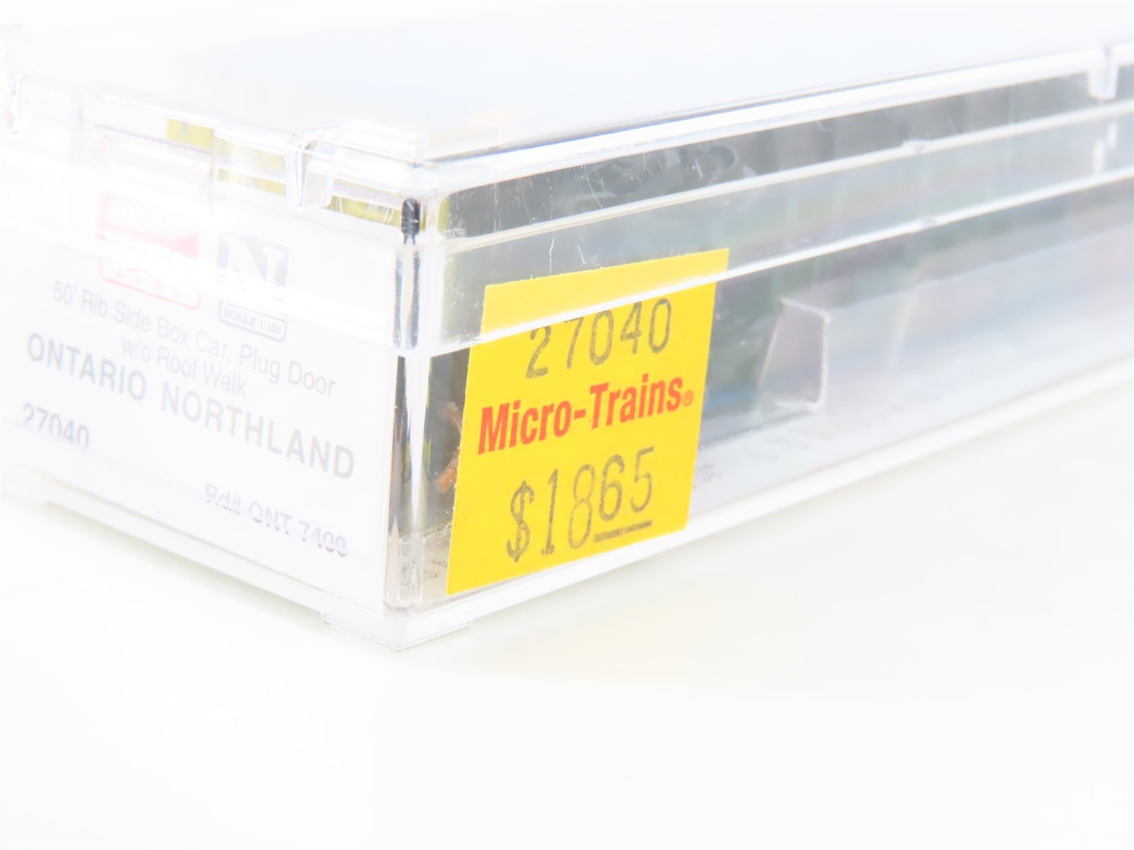 N Scale Micro-Trains MTL 27040 ONT Ontario Northland 50' Plug Door Boxcar #7409