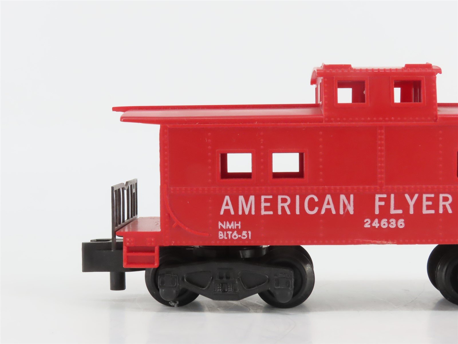 S Scale American Flyer Lines Center Cupola Steel Caboose #24636