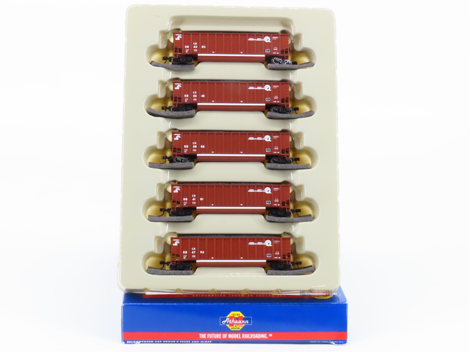 N Scale Athearn 11665 CR Conrail BethGon Coalporter Set of 5