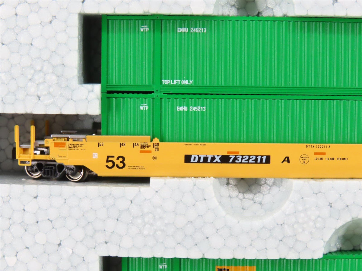 N Scale Kato 106-6161 TTX Gunderson MAXI-IV Double Stack Car #732211