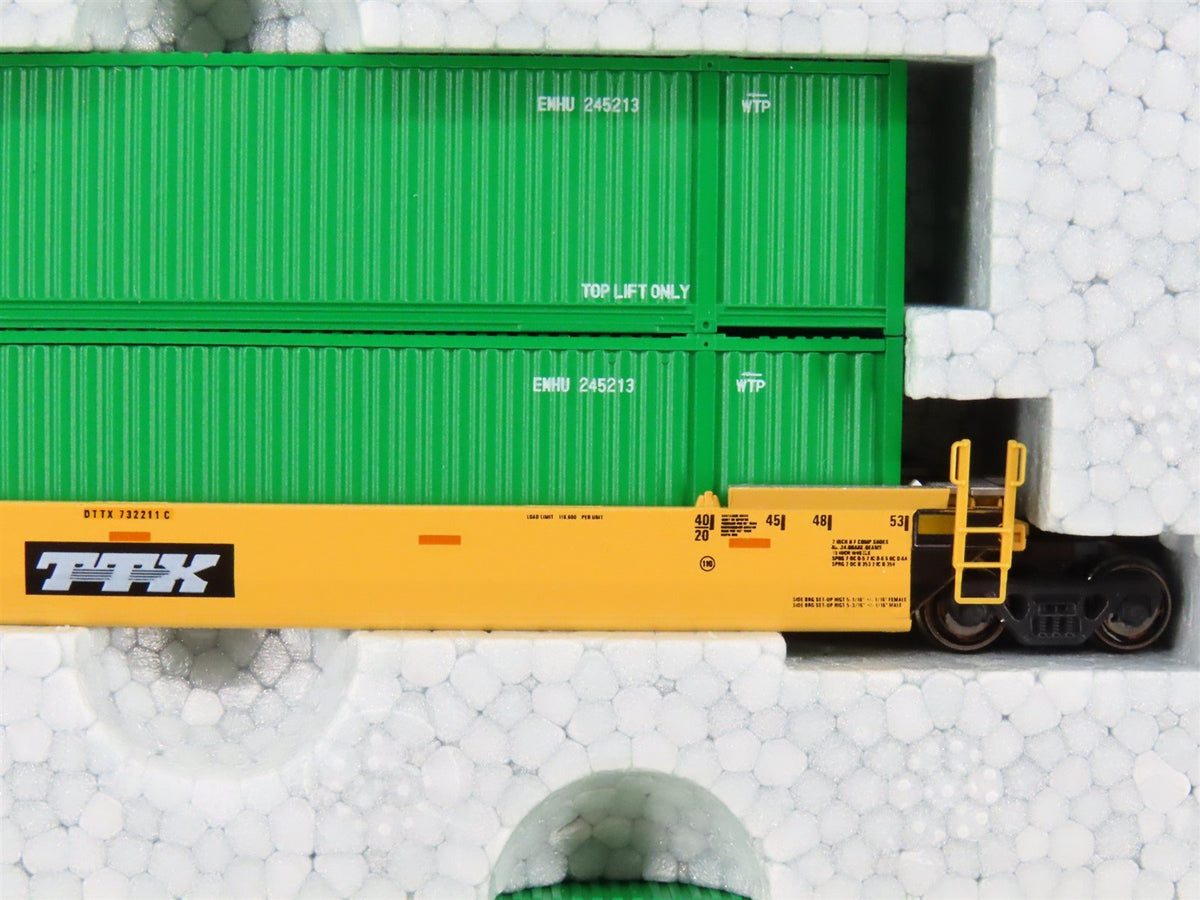 N Scale Kato 106-6161 TTX Gunderson MAXI-IV Double Stack Car #732211