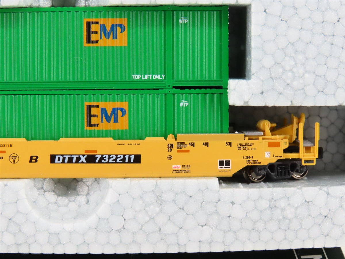 N Scale Kato 106-6161 TTX Gunderson MAXI-IV Double Stack Car #732211