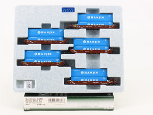 N Scale Kato 106-6155 Gunderson MAXI-I Double Stack Car W/Hanjin Containers
