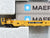 N Scale Kato 106-6143 TTX Gunderson MAXI-I Double Stack Car W/Maersk Containers