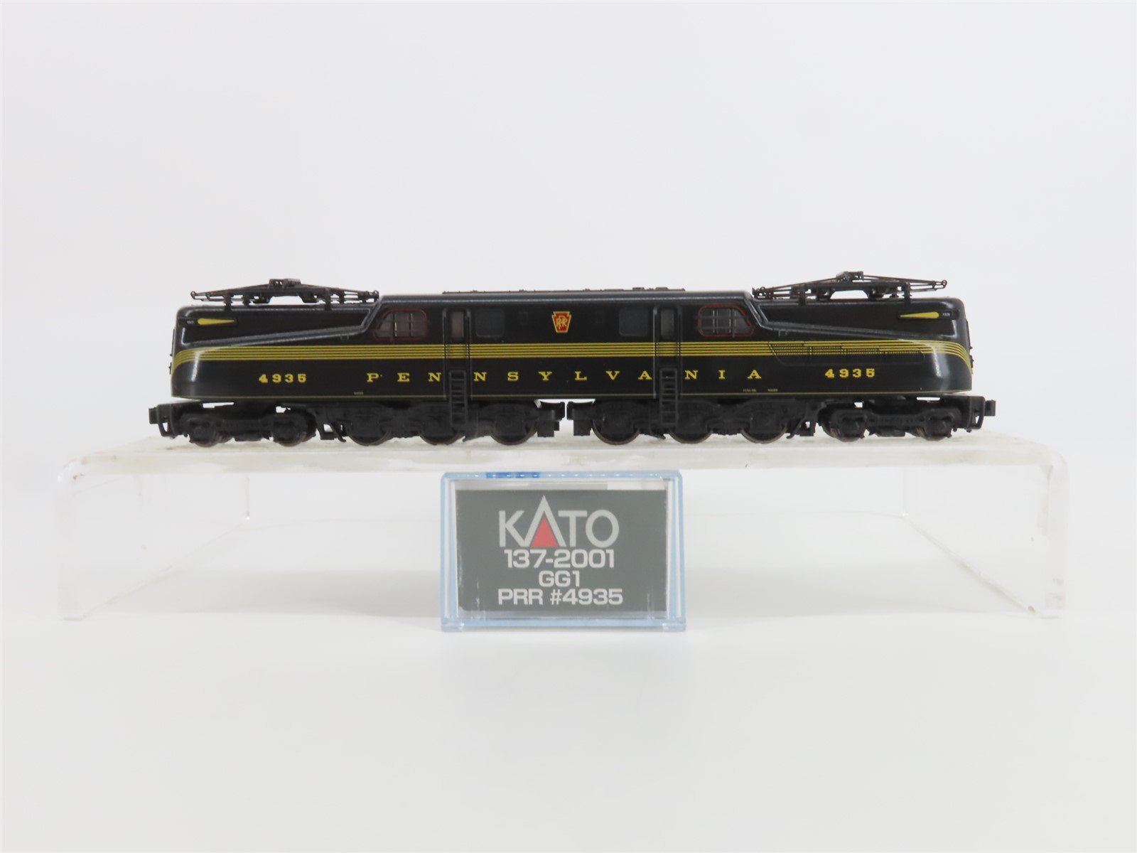 N Scale KATO 137-2001 PRR Pennsylvania GG1 Electric Locomotive #4935 w/ DCC