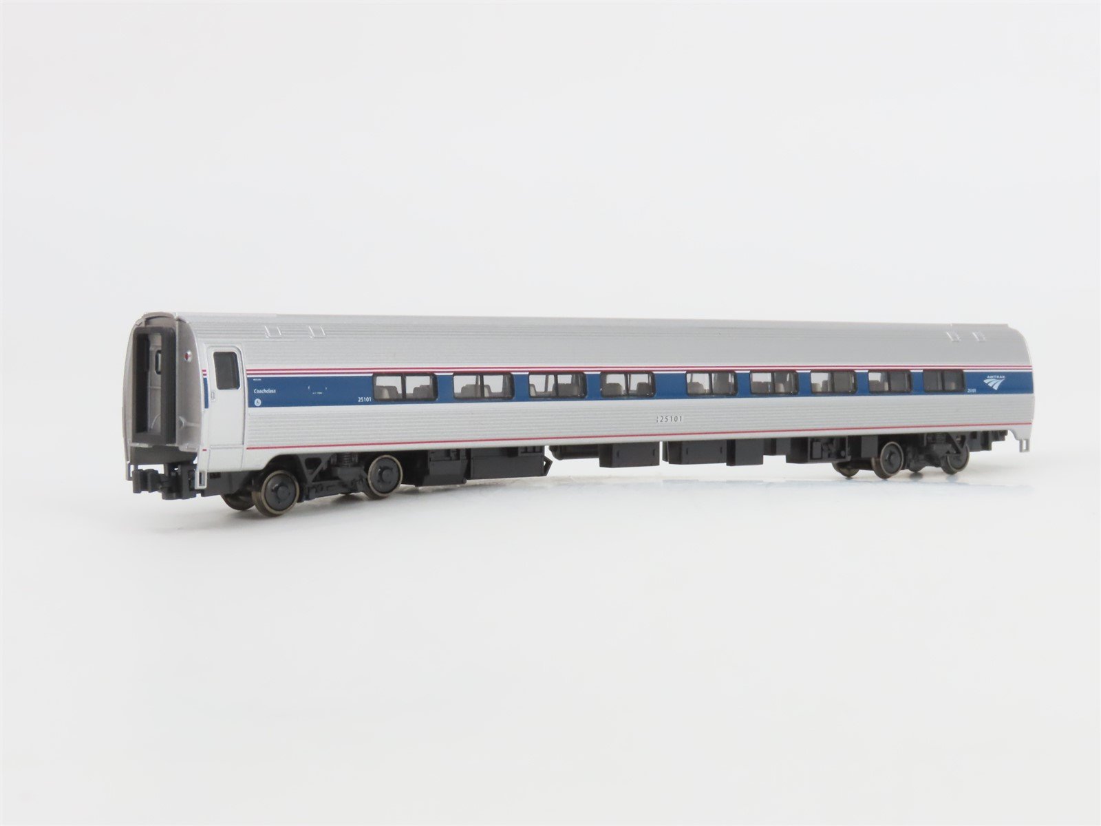 N KATO 106-6285 AMTK Amtrak Amfleet/Viewliner P42 Diesel Passenger Set w/ DCC