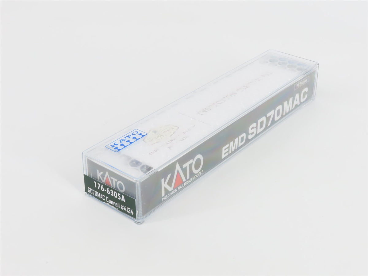 N Scale KATO 176-6305A CR Conrail Quality EMD SD70MAC Diesel #4134 w/ DCC