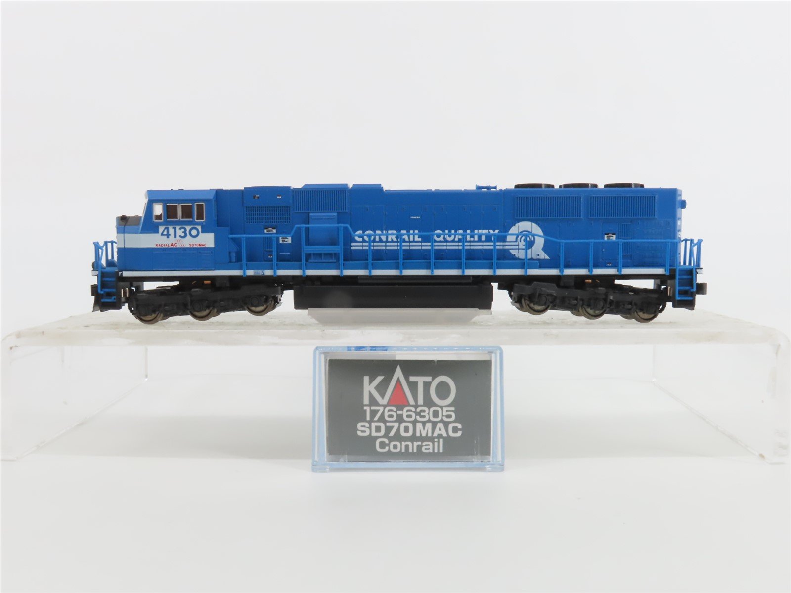 N Scale KATO 176-6305 CR Conrail Quality EMD SD70MAC Diesel #4130 w/ DCC