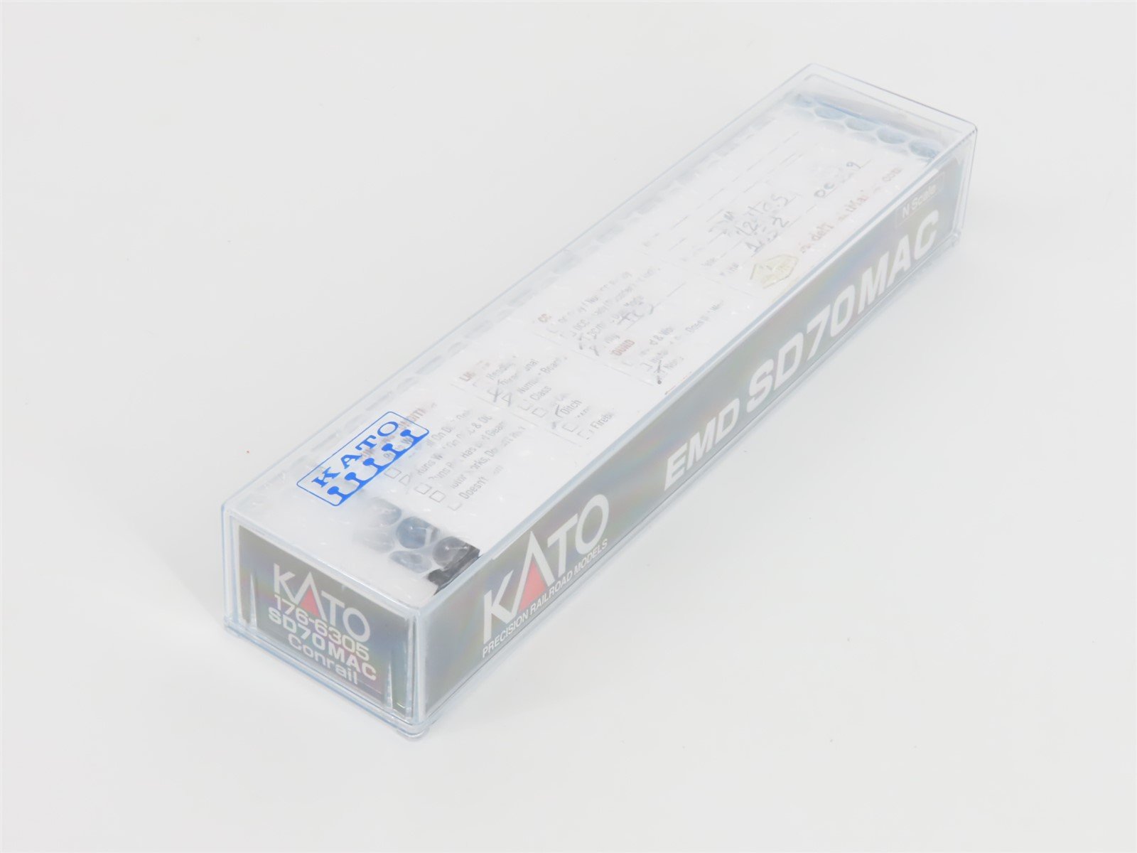 N Scale KATO 176-6305 CR Conrail Quality EMD SD70MAC Diesel #4130 w/ DCC