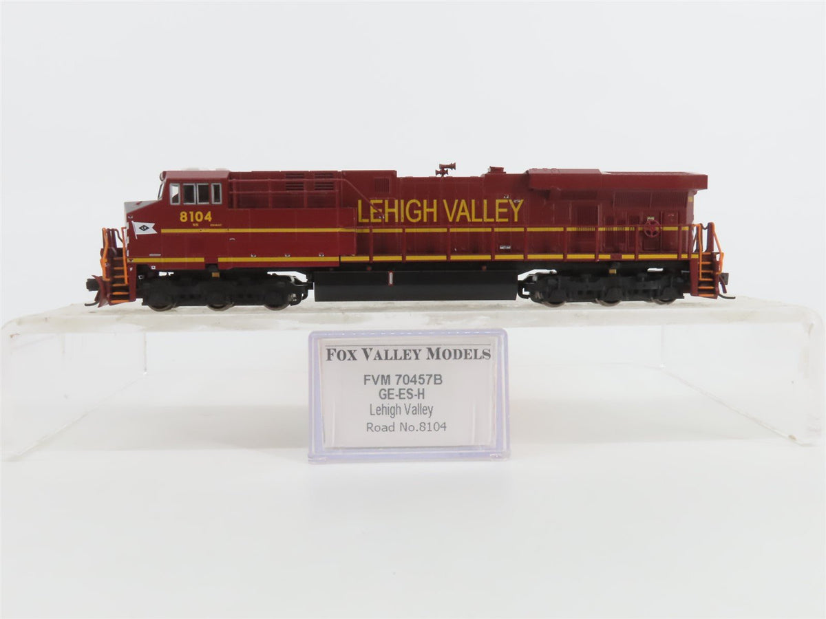 N Scale Fox Valley FVM 70457B NS &quot;Lehigh Valley Heritage&quot; GE-ES-H Diesel #8104