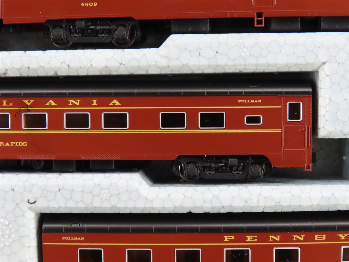 N Scale Kato 106-068 PRR Broadway Limited 10 Car Passenger Set W/Track