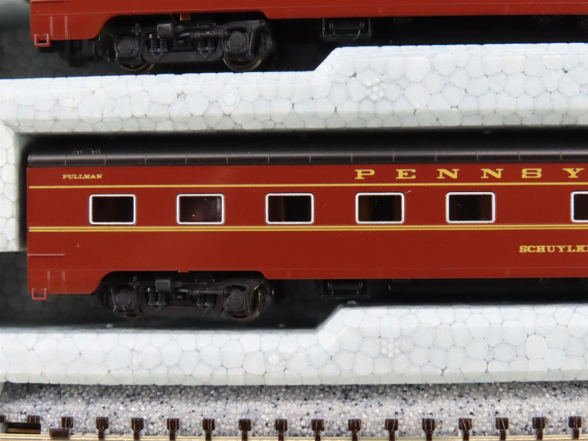 N Scale Kato 106-068 PRR Broadway Limited 10 Car Passenger Set W/Track
