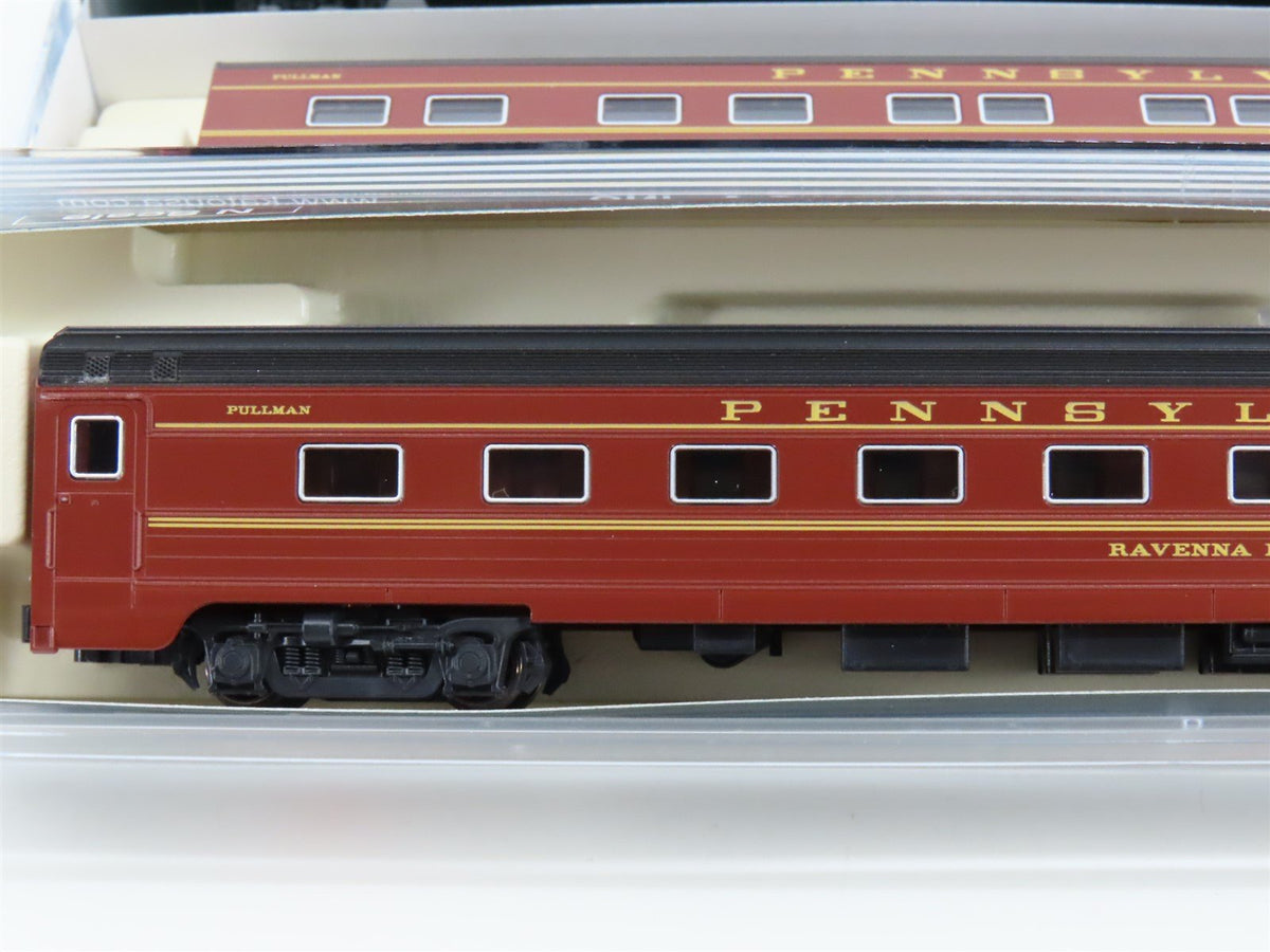 N Kato #106-7111 PRR Pennsylvania Broadway Limited Passenger 4-Car Add-on Set