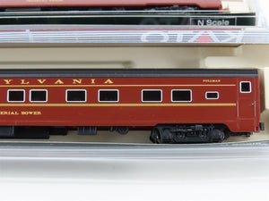N Kato #106-7111 PRR Pennsylvania Broadway Limited Passenger 4-Car Add-on Set