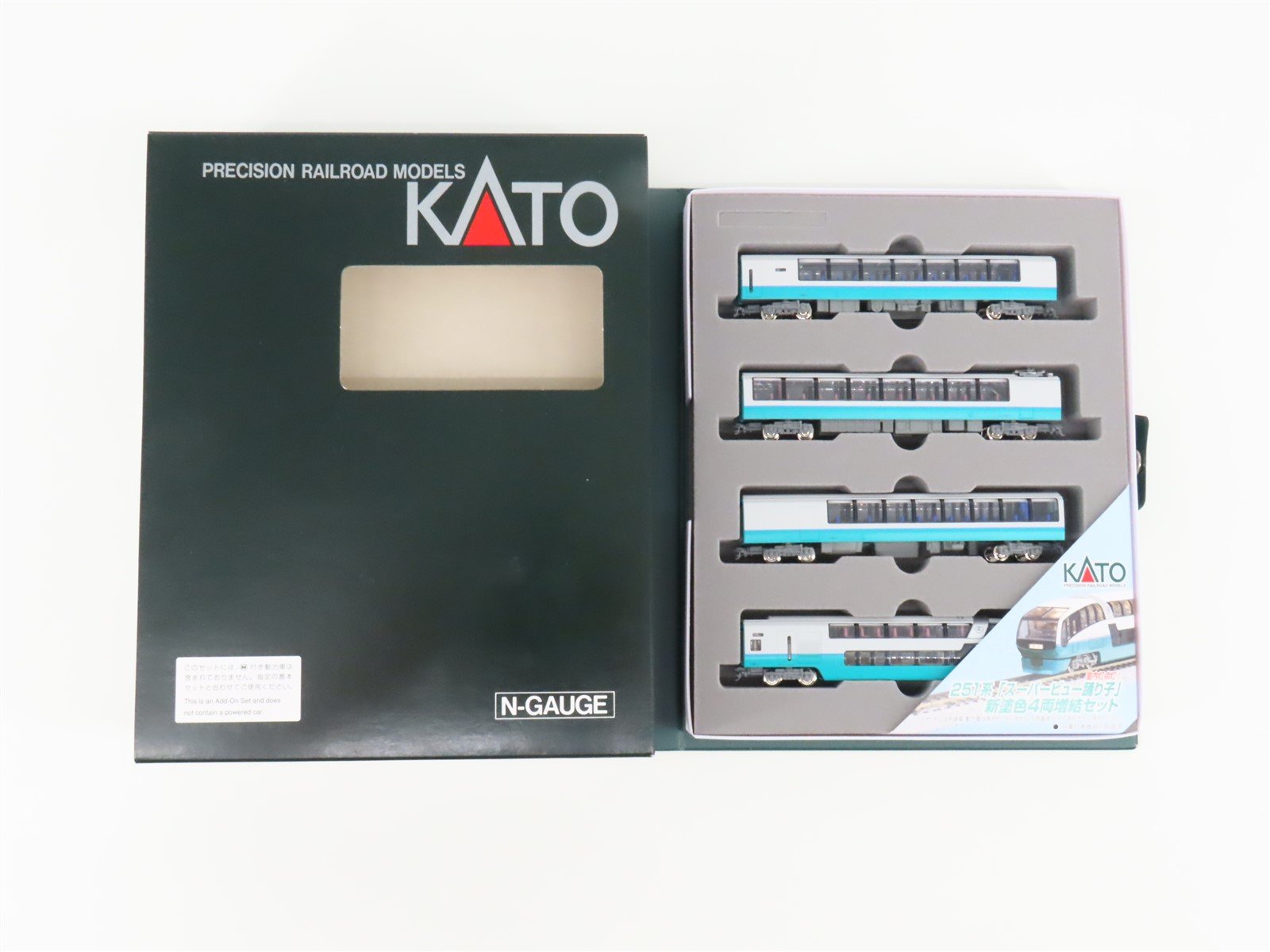 N Scale Kato 10-475 251 Series Super View Odoriko 4 Car Passenger Set