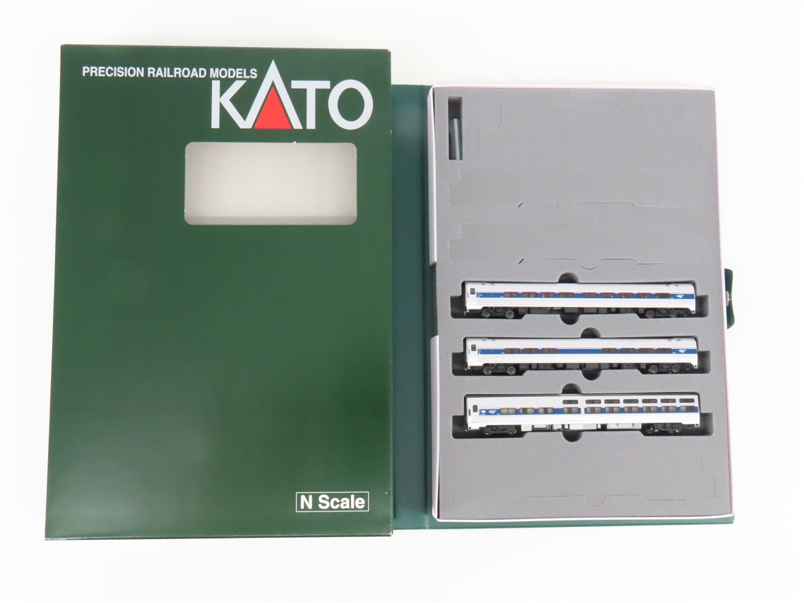 N Scale Kato 106-6286 Amfleet Viewliner Intercity Express Phase VI 3 Car Set